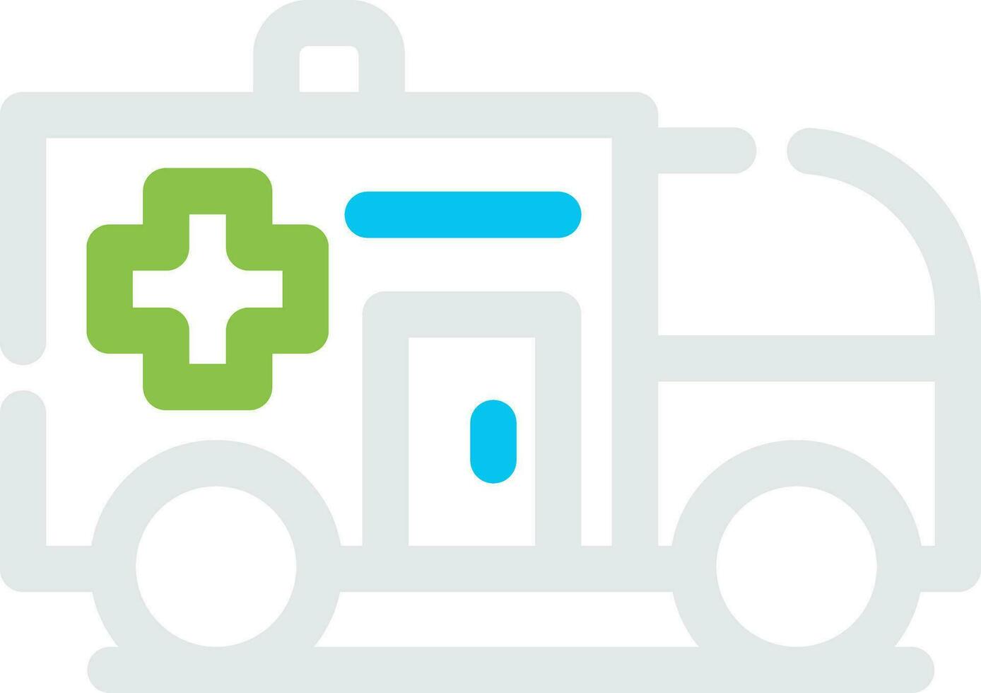 Ambulance Creative Icon Design vector