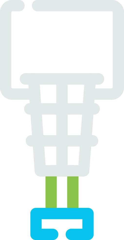 Basketball Hoop Creative Icon Design vector