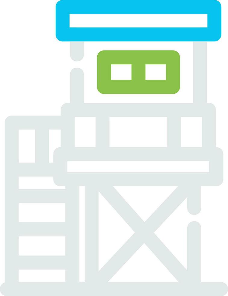 Watchtower Creative Icon Design vector