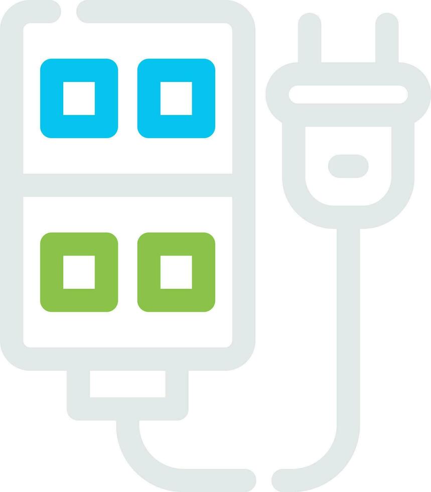Power Strip Creative Icon Design vector