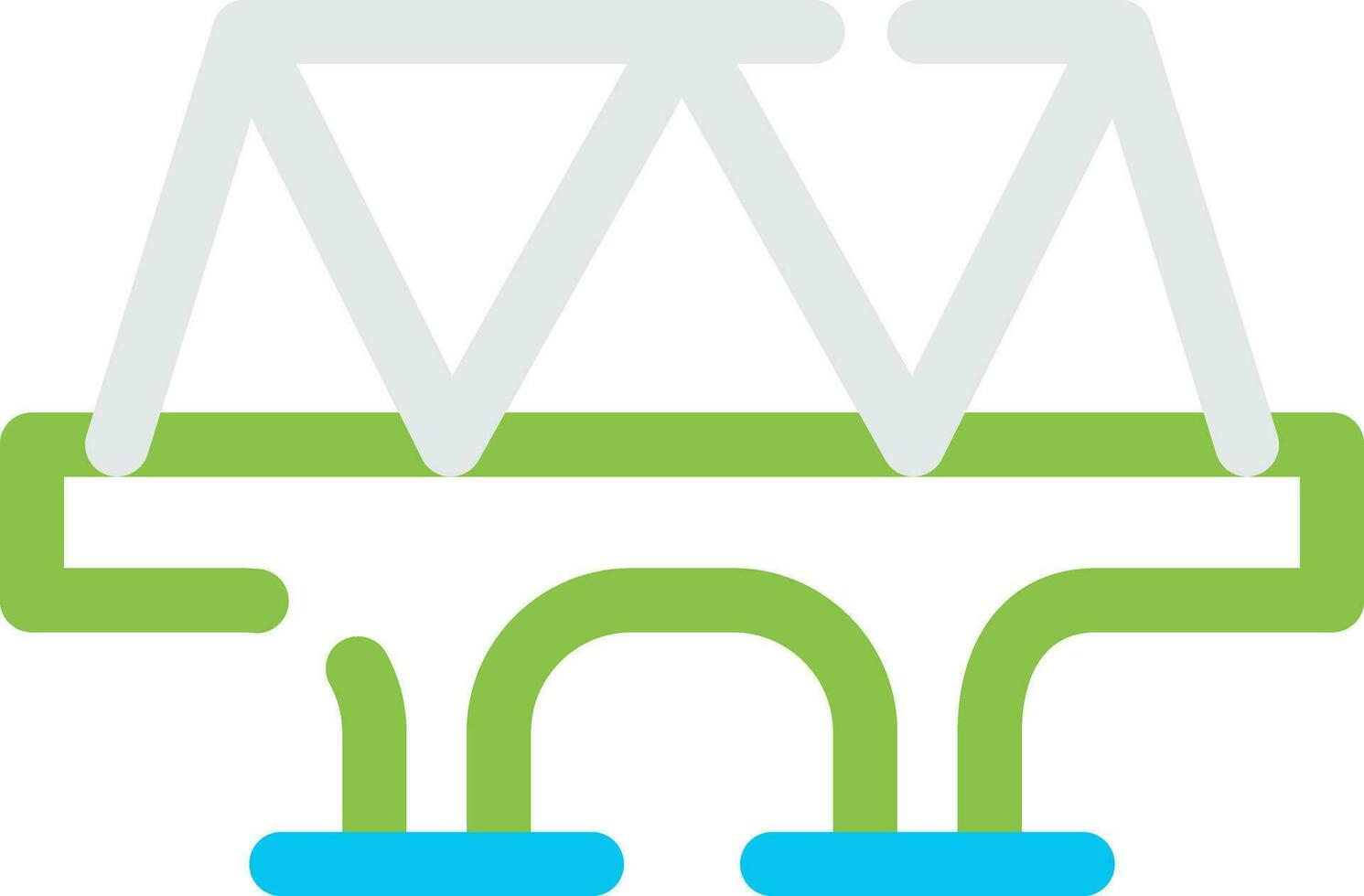Bridge Creative Icon Design vector