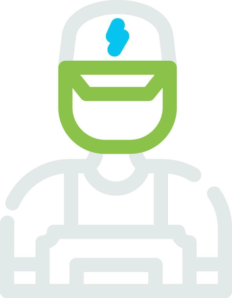 Electrician Creative Icon Design vector