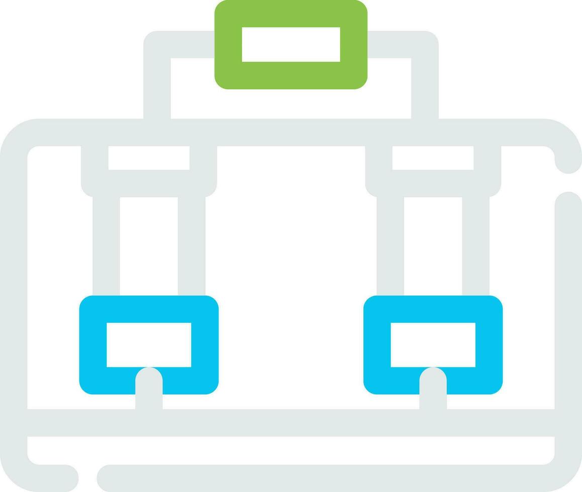 Suitcase Creative Icon Design vector