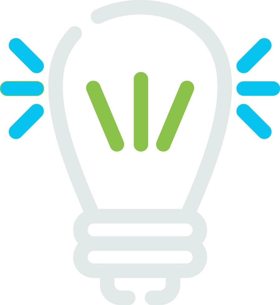 Led Lamp Creative Icon Design vector