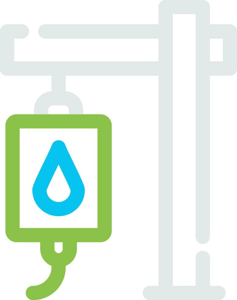 Blood Transfusion Creative Icon Design vector