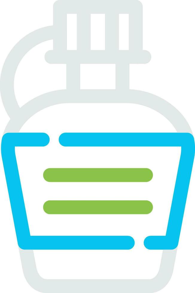 Water Bottle Creative Icon Design vector