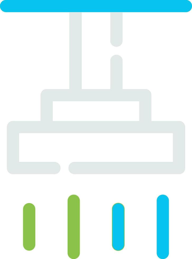 Shower Creative Icon Design vector