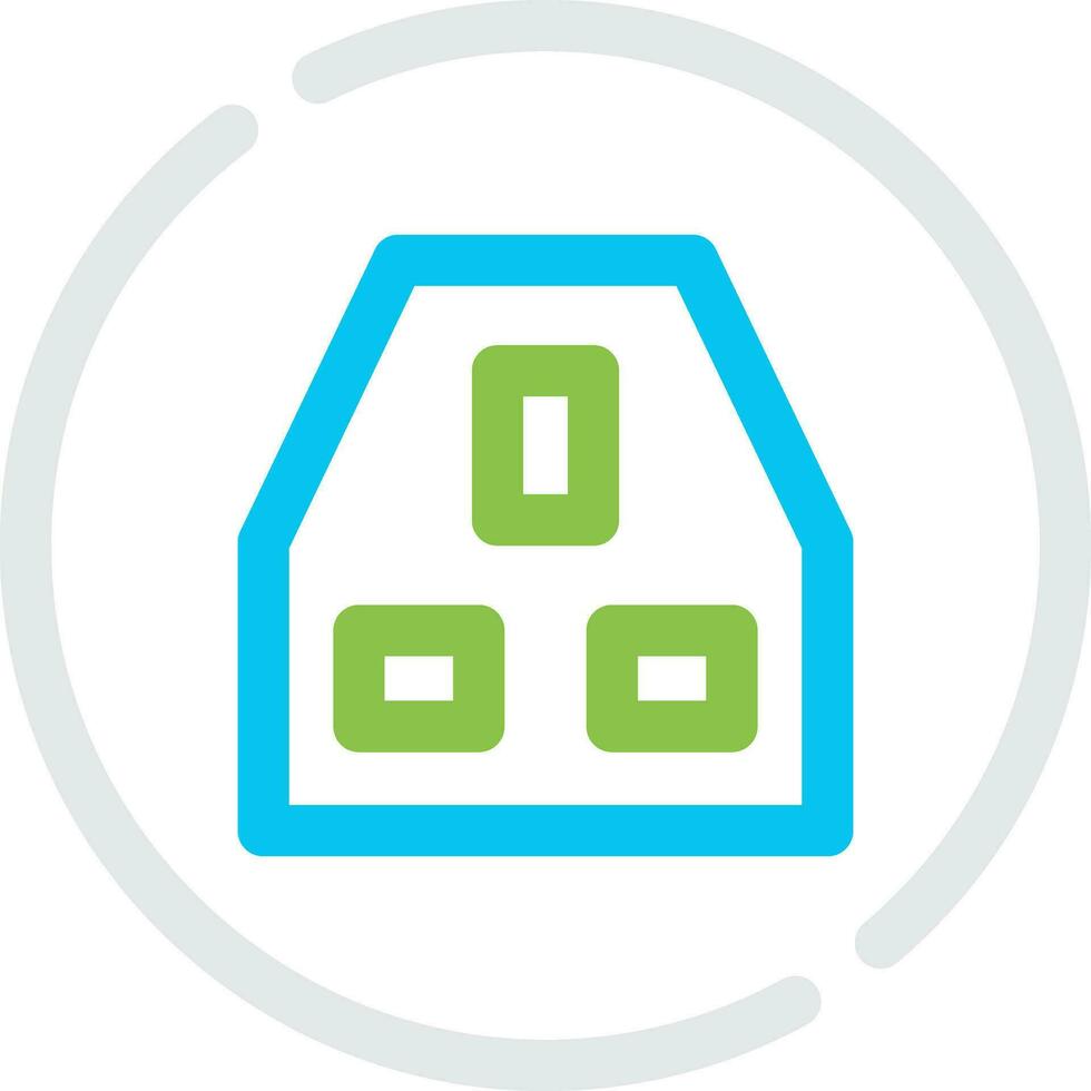 Power Socket Creative Icon Design vector