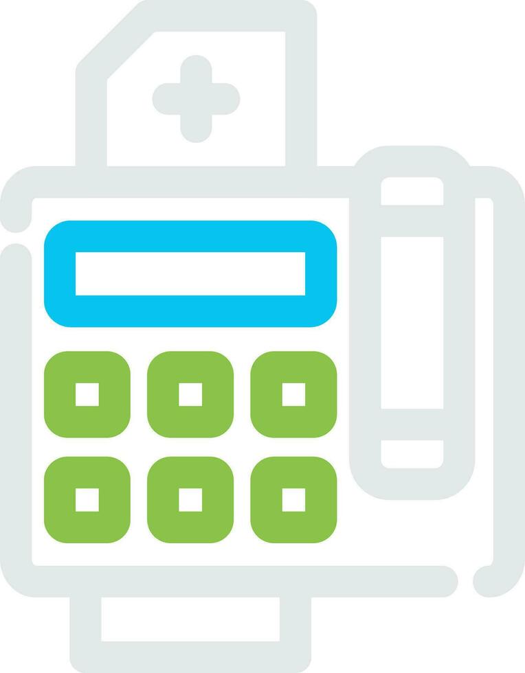 Fax Machine Creative Icon Design vector