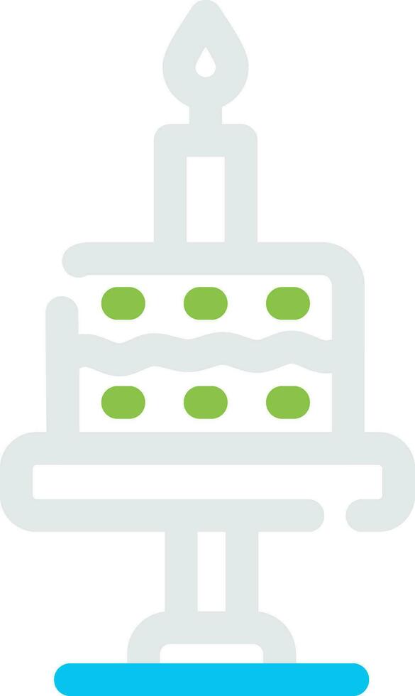Birthday Cake Creative Icon Design vector