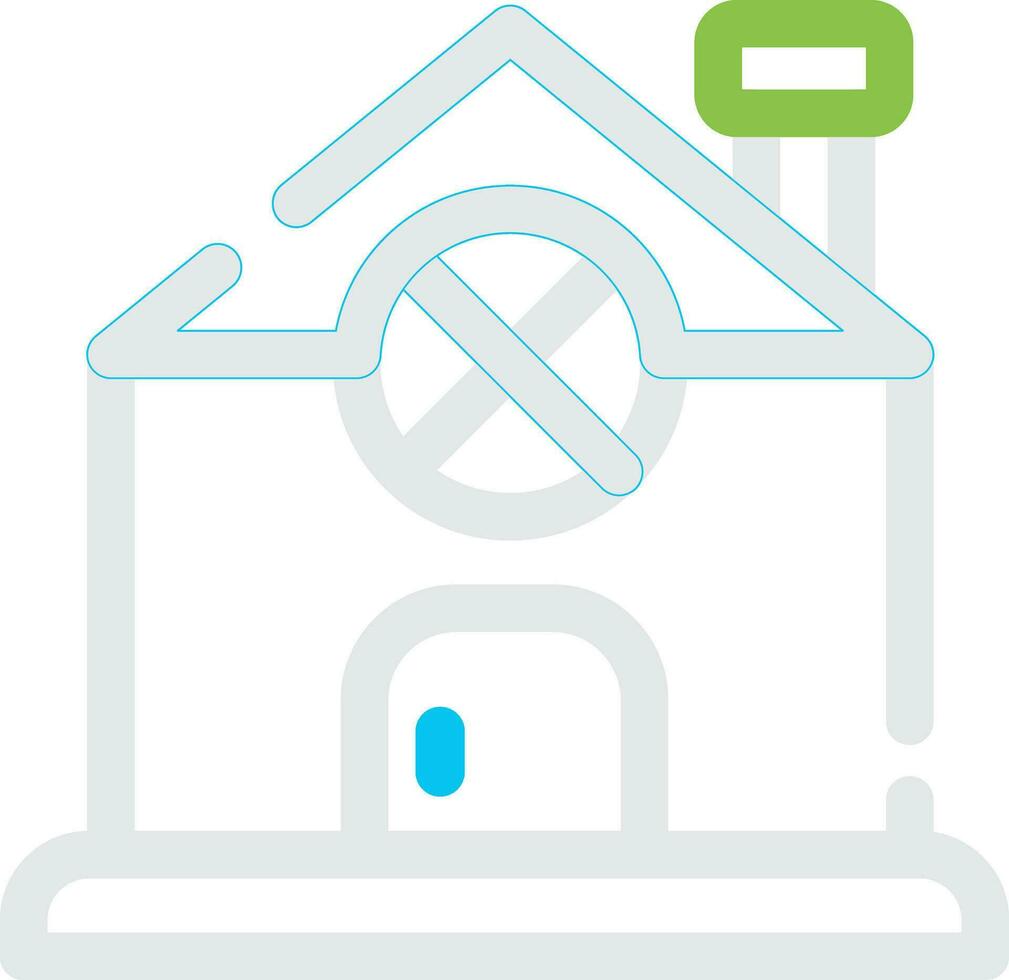 Gingerbread House Creative Icon Design vector