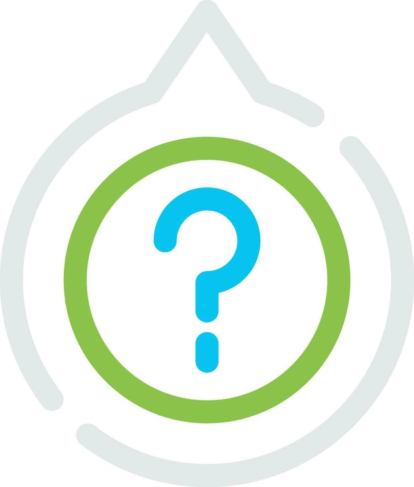Question Creative Icon Design vector