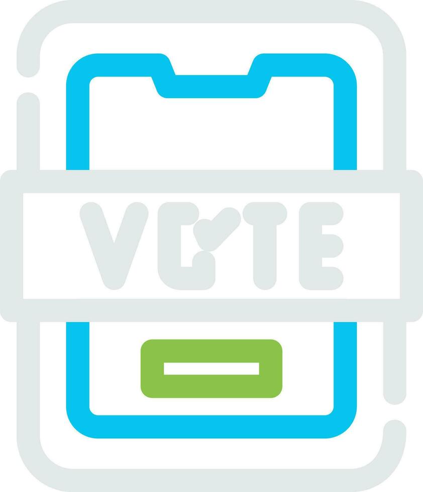 votar diseño de icono creativo vector