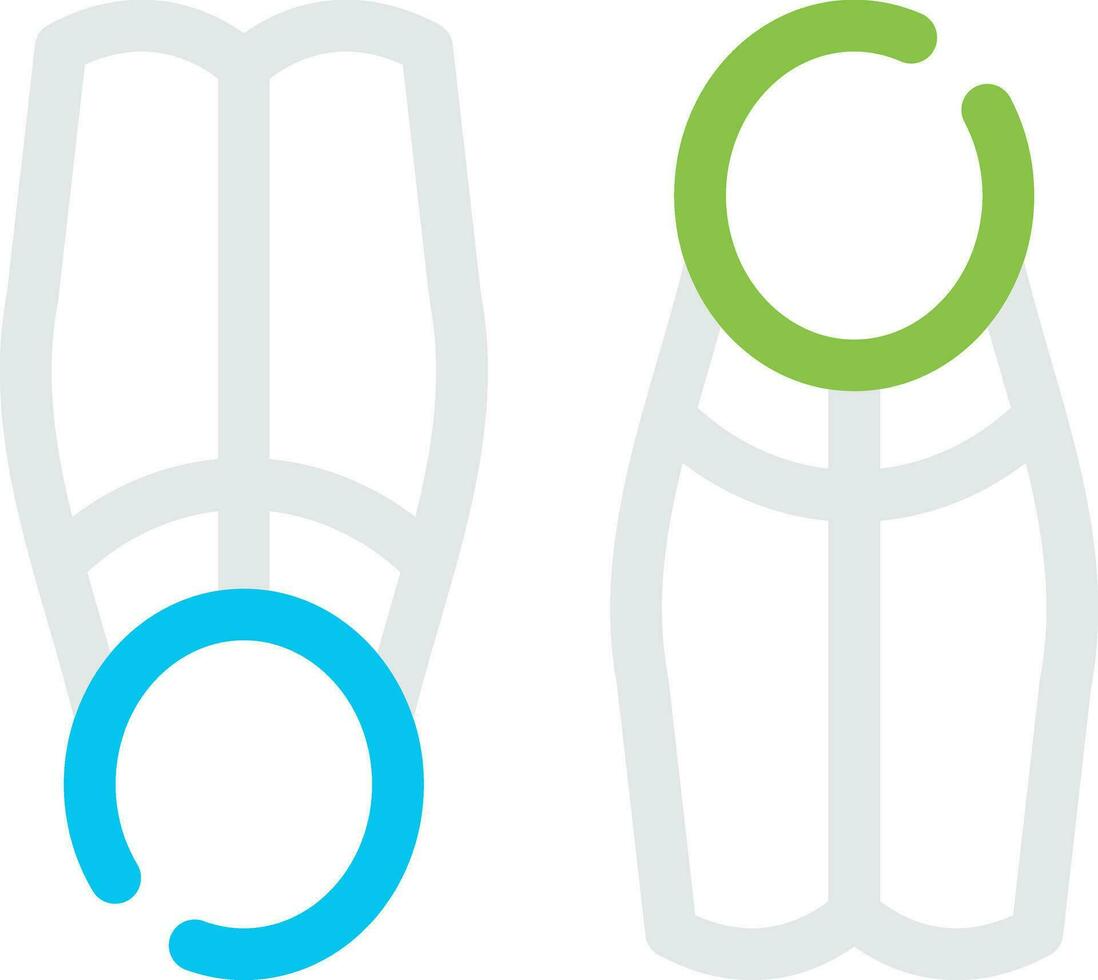 Flippers Creative Icon Design vector