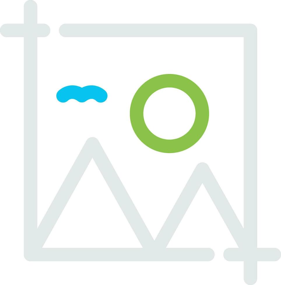 Crop Creative Icon Design vector