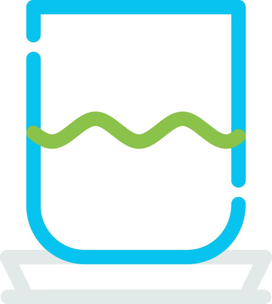 Water Glass Creative Icon Design vector