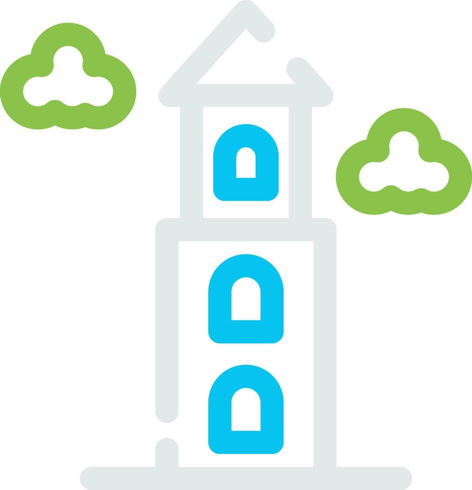 Tower Creative Icon Design vector