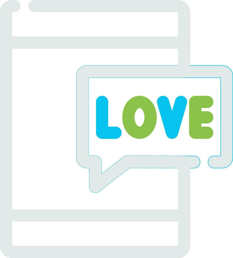 Love Call Creative Icon Design vector