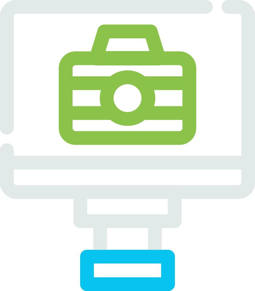 Lcd Camera Creative Icon Design vector