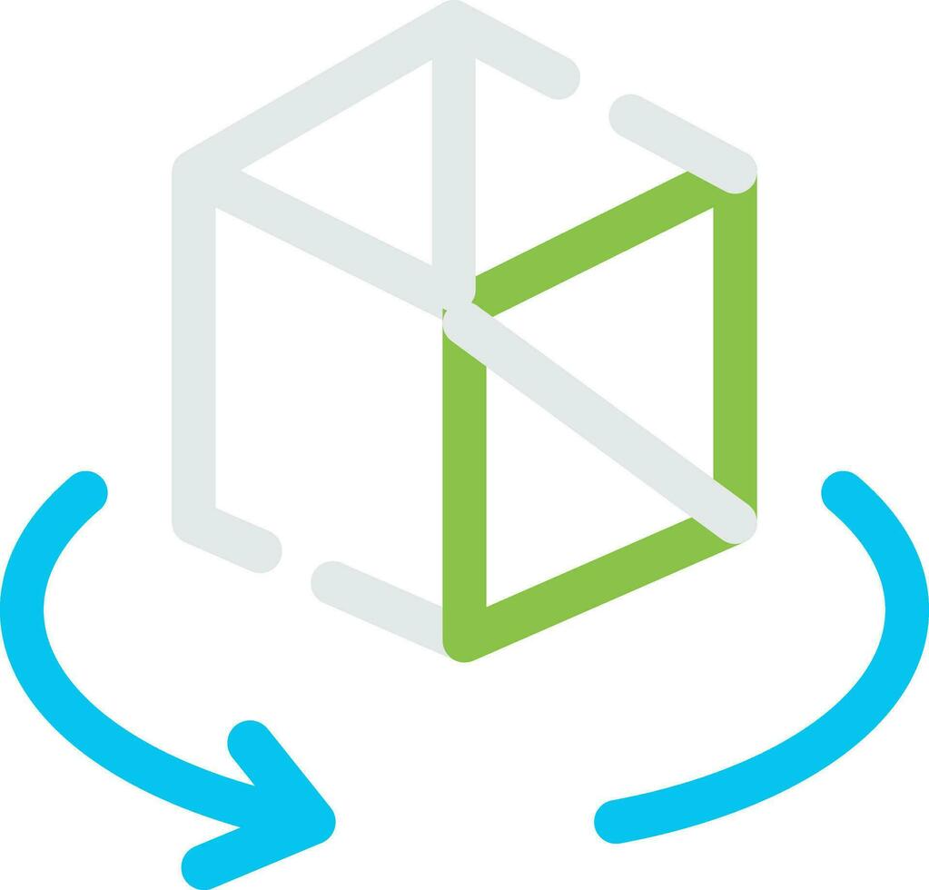 3d Creative Icon Design vector