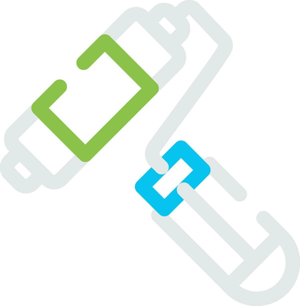 Paint Roller Creative Icon Design vector