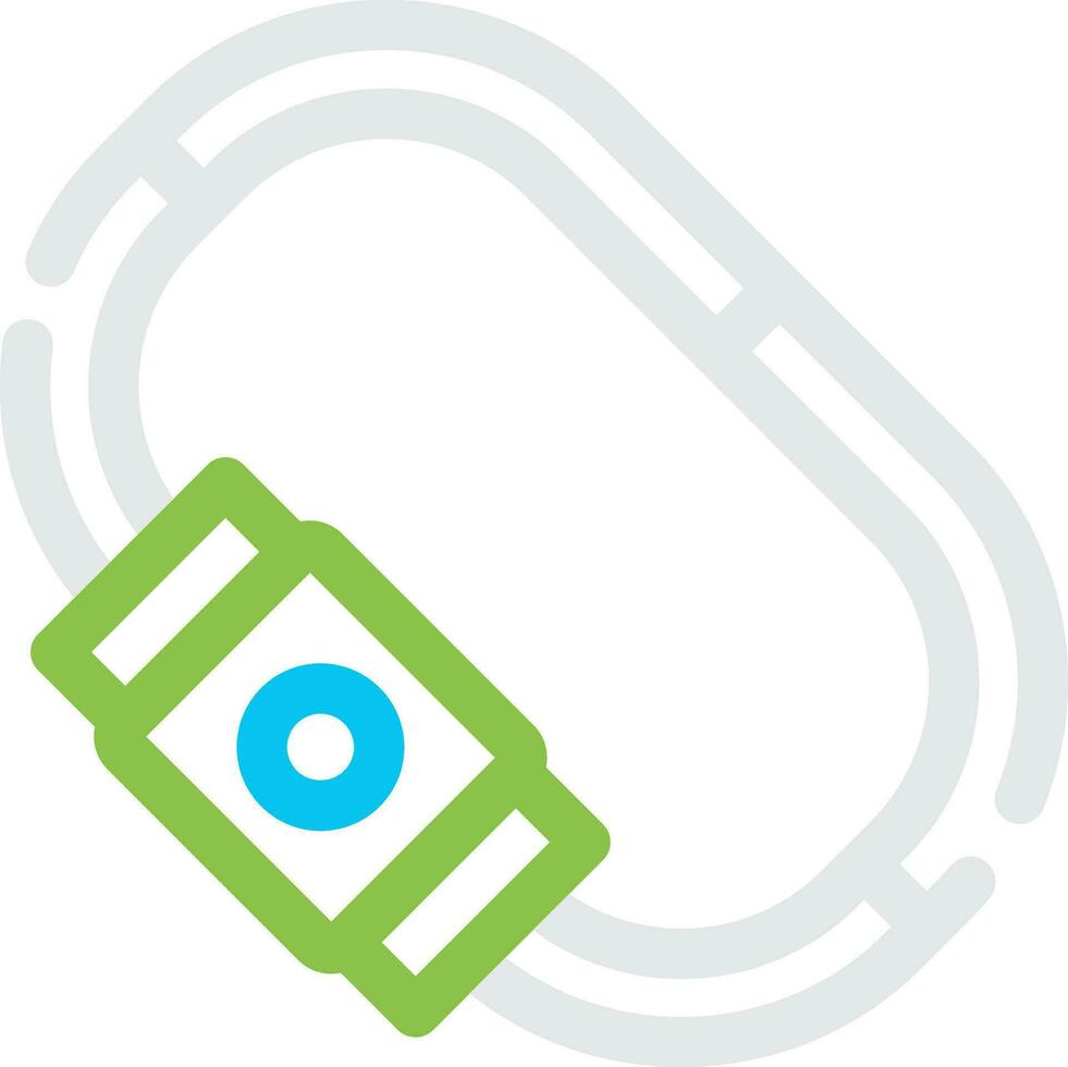 Carabiner Creative Icon Design vector