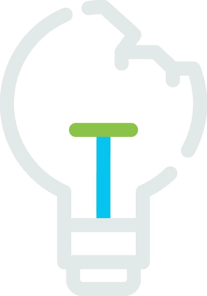 Light Bulb Creative Icon Design vector