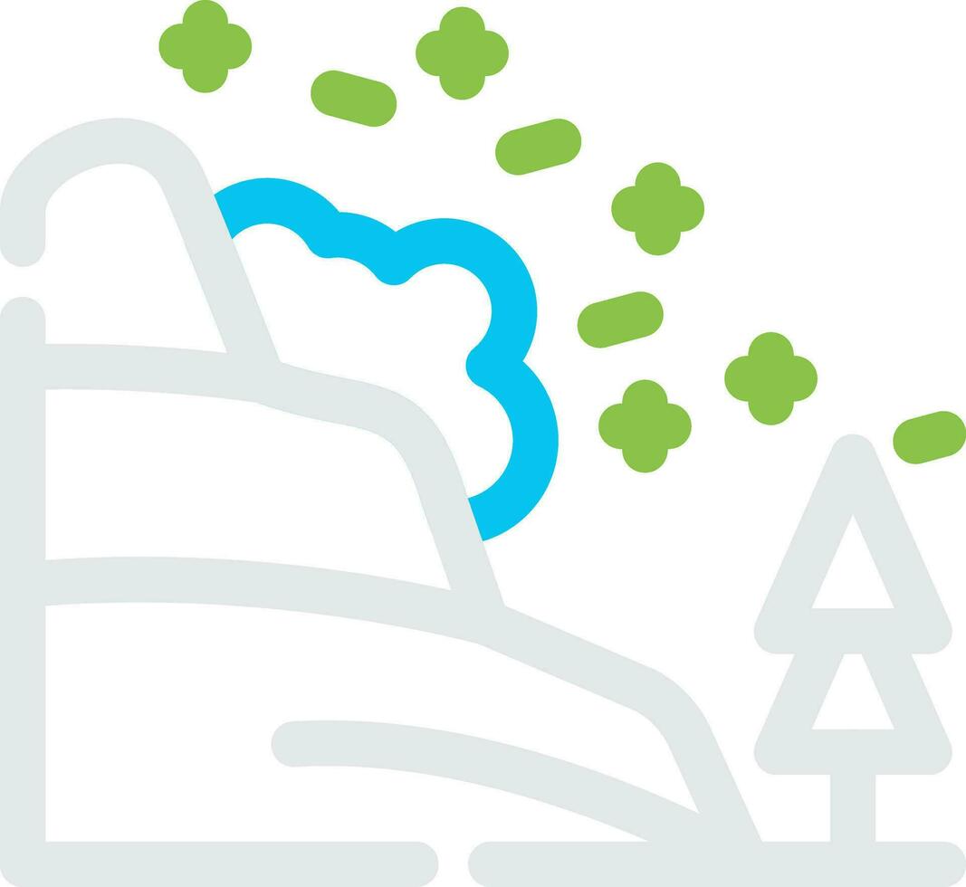 Avalanche Creative Icon Design vector