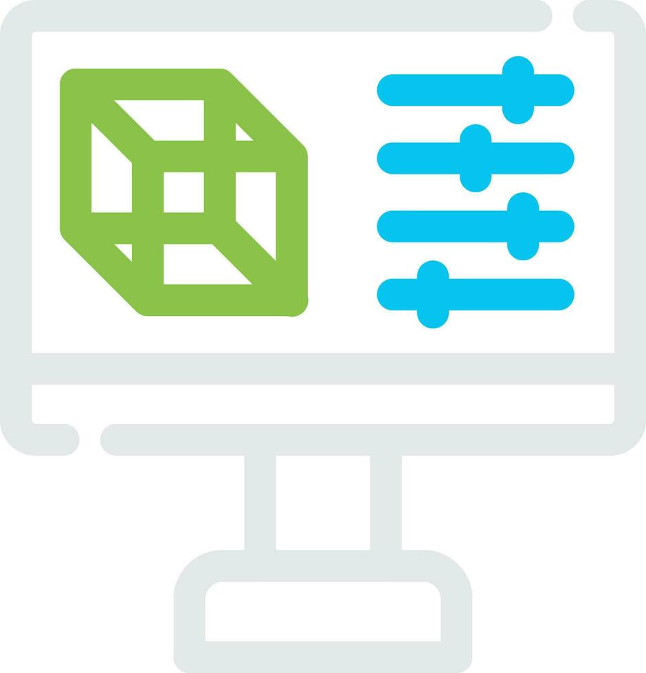 Simulation Creative Icon Design vector