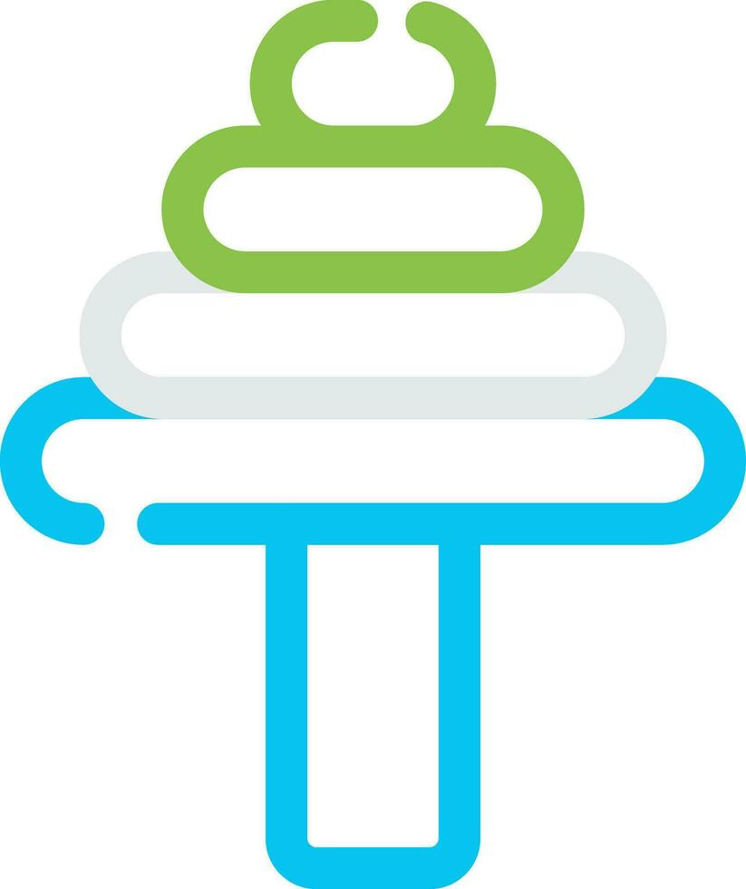 Edge Step Drill Creative Icon Design vector