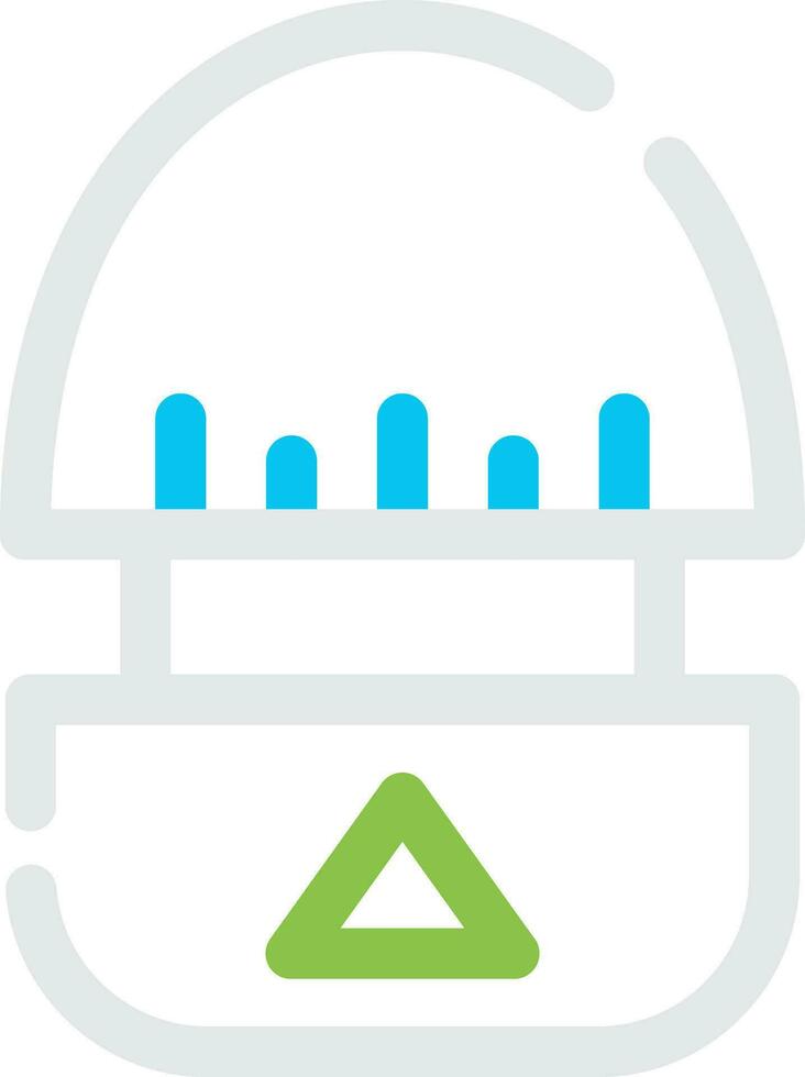 Kitchen Timer Creative Icon Design vector