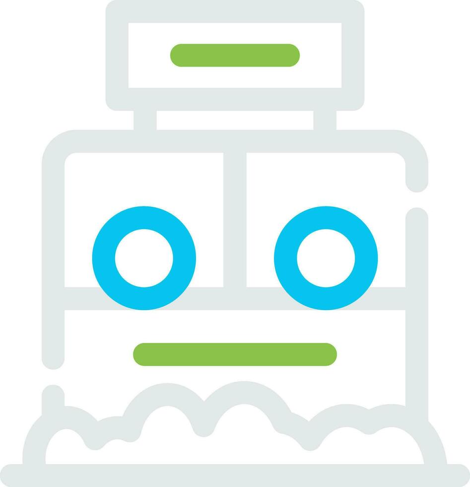 Ticket Box Creative Icon Design vector