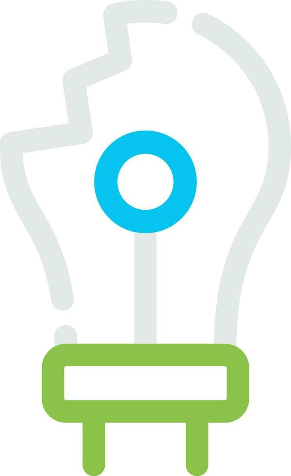 Bulb Creative Icon Design vector