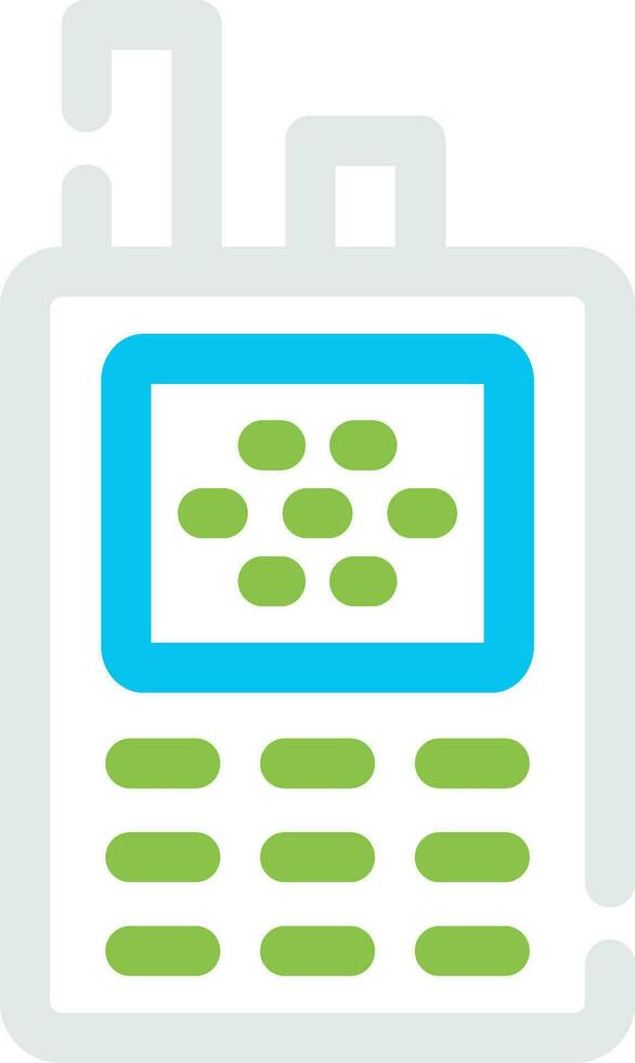 Walkie Talkie Creative Icon Design vector