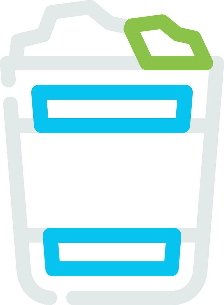 Paper Bin Creative Icon Design vector