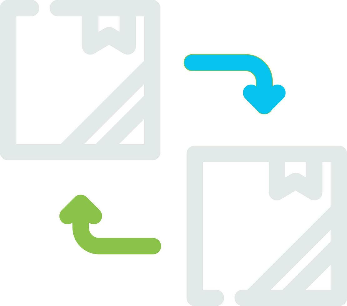 Replacement Creative Icon Design vector