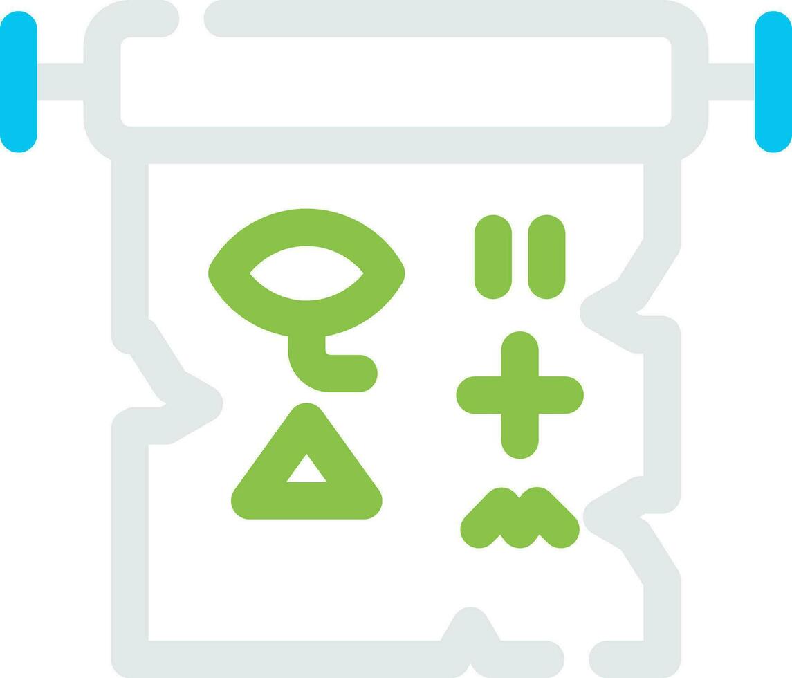 Hieroglyph Creative Icon Design vector