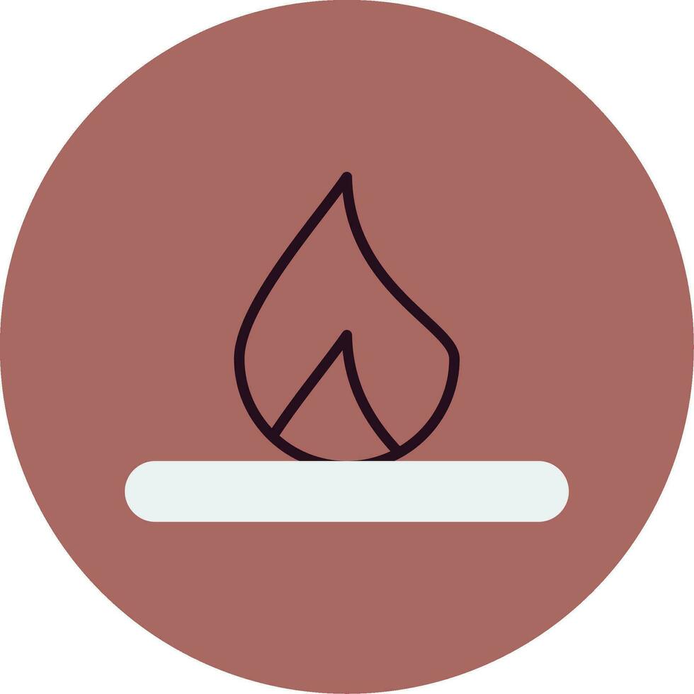 Burning Vector Icon