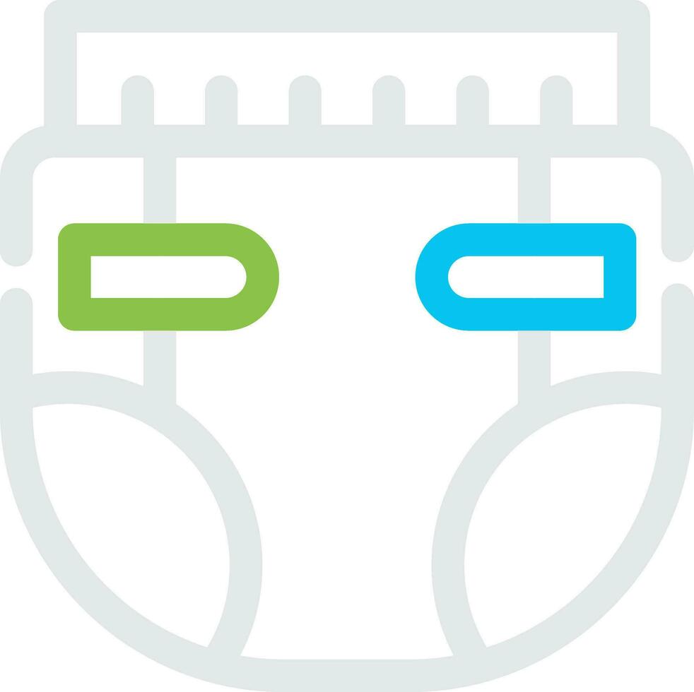 Diaper Creative Icon Design vector