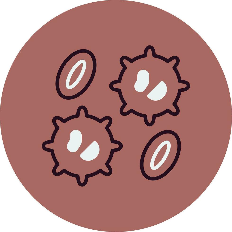 White Blood Cell  Vector Icon