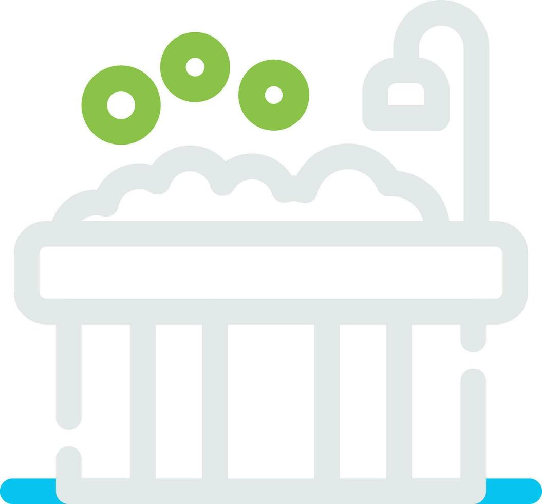 Bathtub Creative Icon Design vector