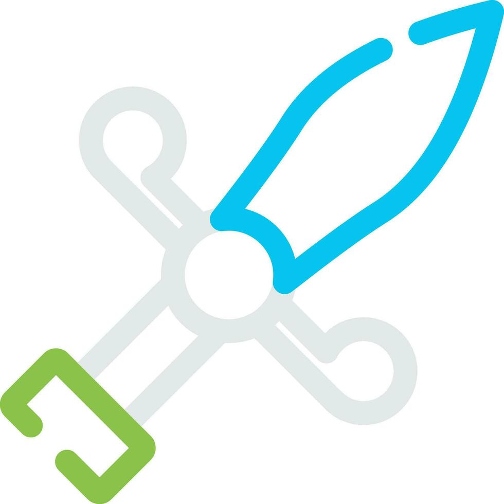 Dagger Creative Icon Design vector