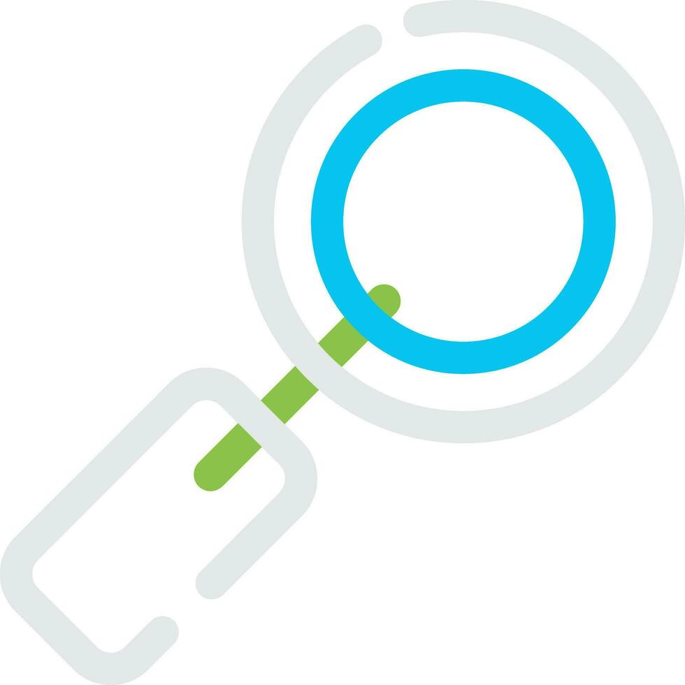 Magnifying Glass Creative Icon Design vector