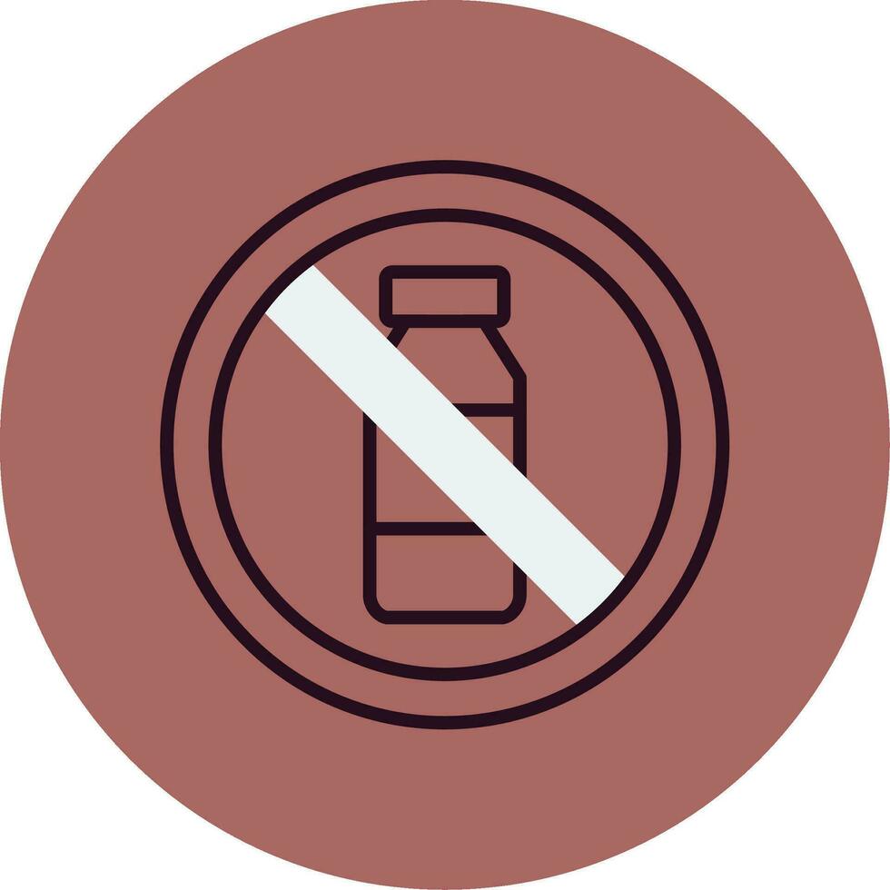 No Bottle Vector Icon