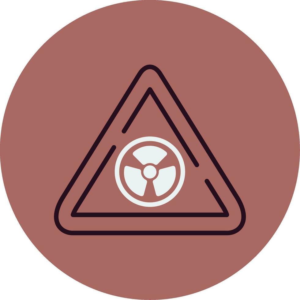 Radioactive Sign Vector Icon