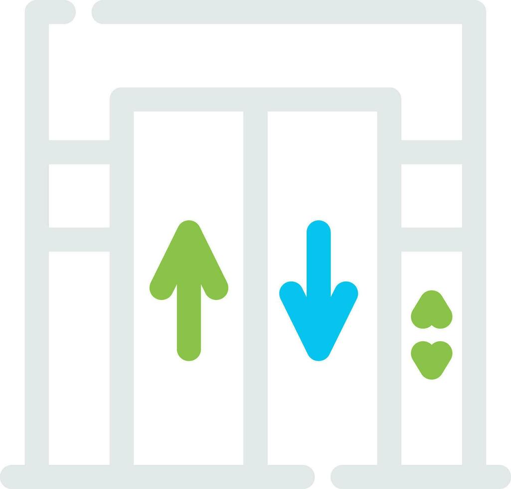 Elevator Creative Icon Design vector