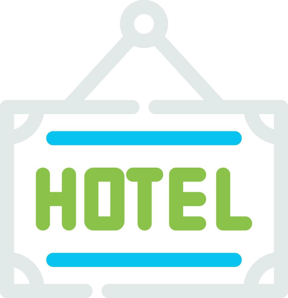 Hotel Creative Icon Design vector