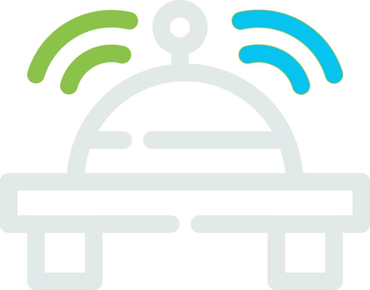 Reception Bell Creative Icon Design vector