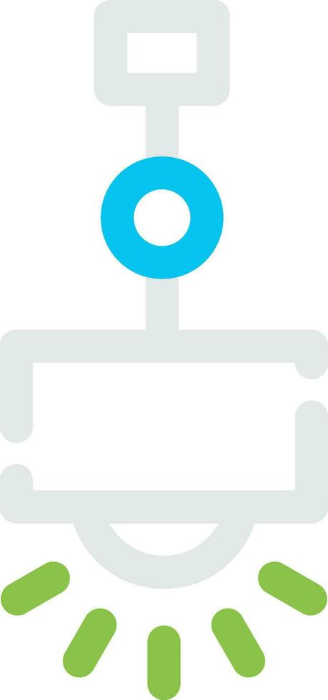 Hanging Lamp Creative Icon Design vector