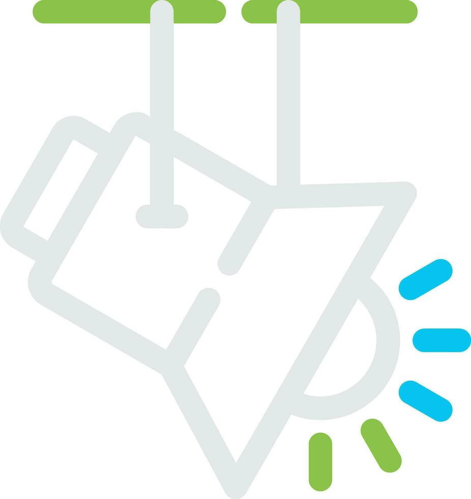 Spotlight Creative Icon Design vector